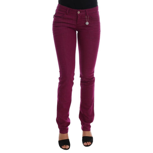 Costume National Purple Jeans &amp; Pants