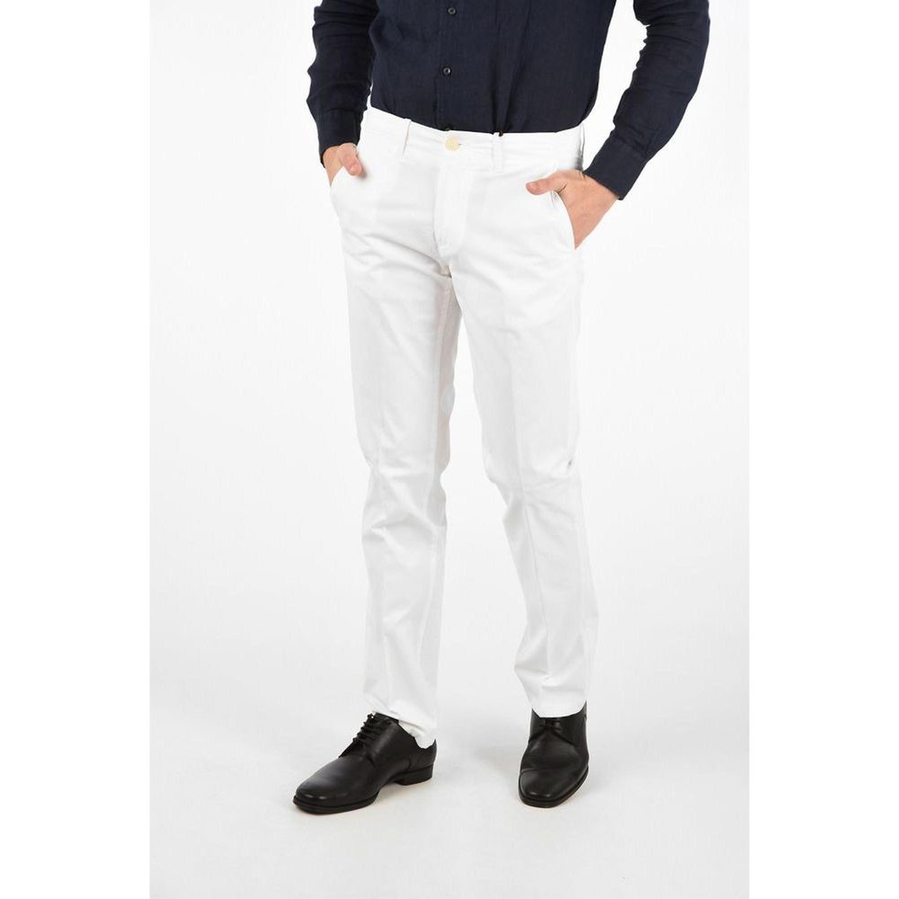 Corneliani White Jeans &amp; Pants