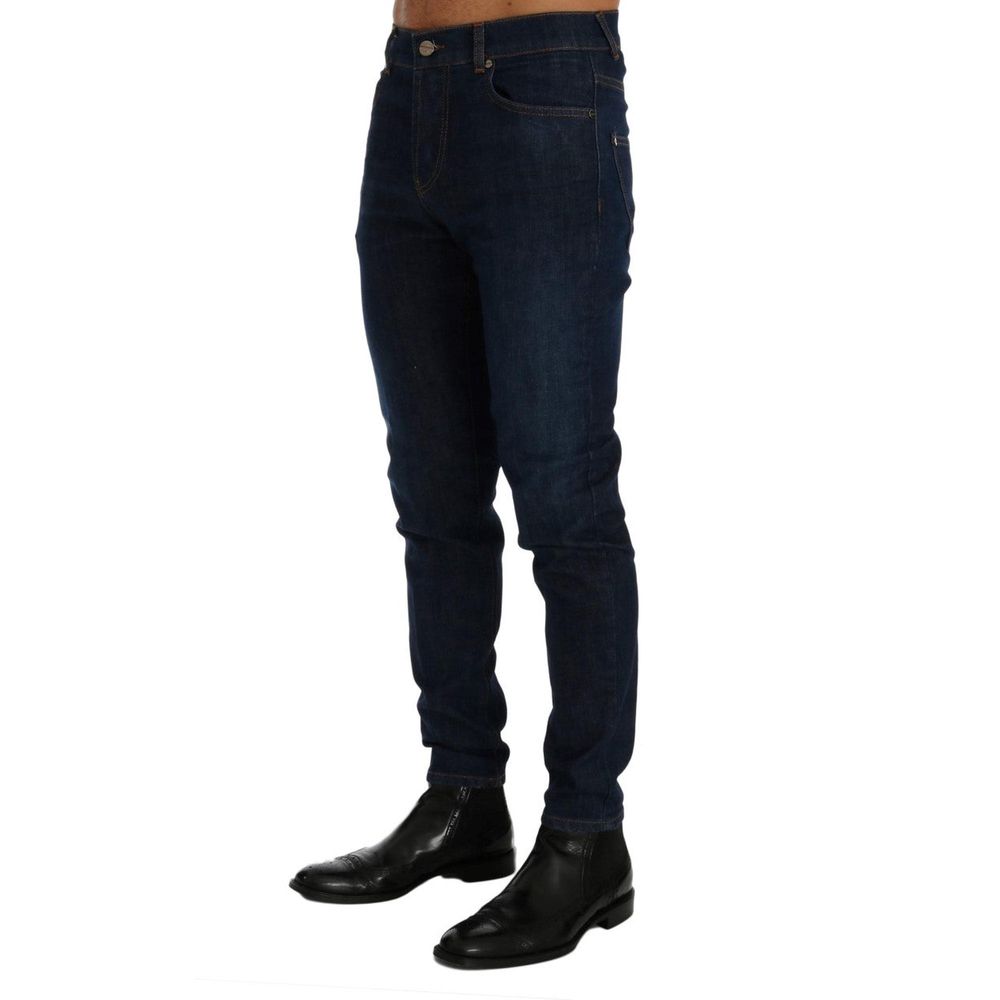 Frankie Morello Blaue Jeans & Hose