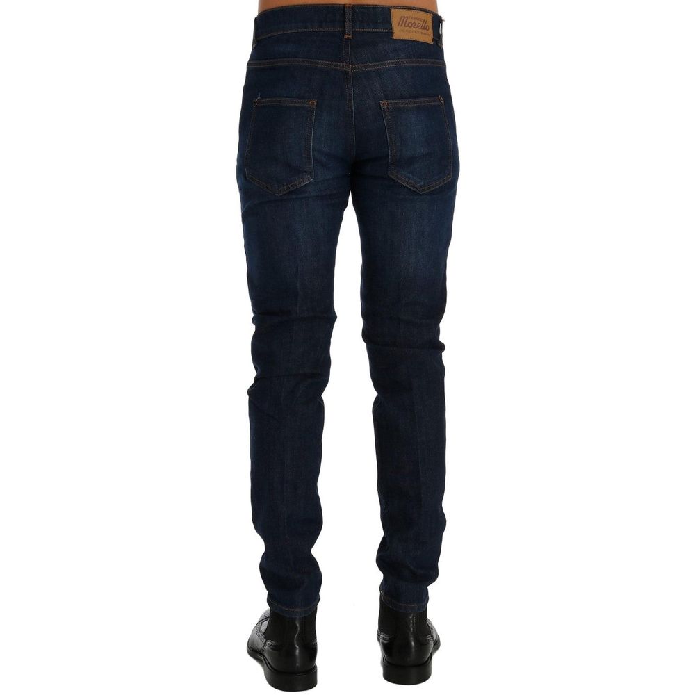 Frankie Morello Blaue Jeans & Hose