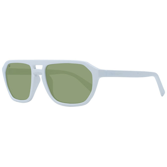 Serengeti White Men's Sunglasses