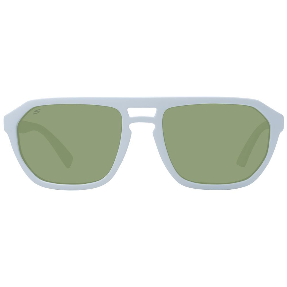 Serengeti White Men's Sunglasses