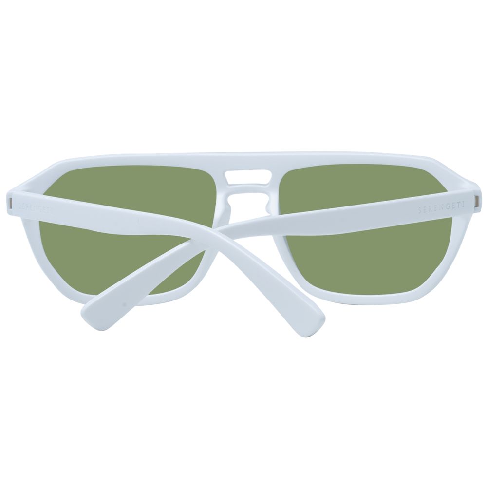 Serengeti White Men's Sunglasses