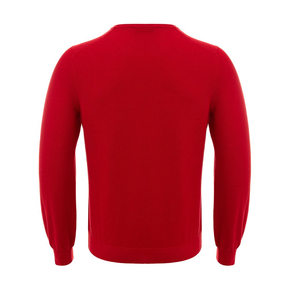 Gran Sasso red cotton sweater