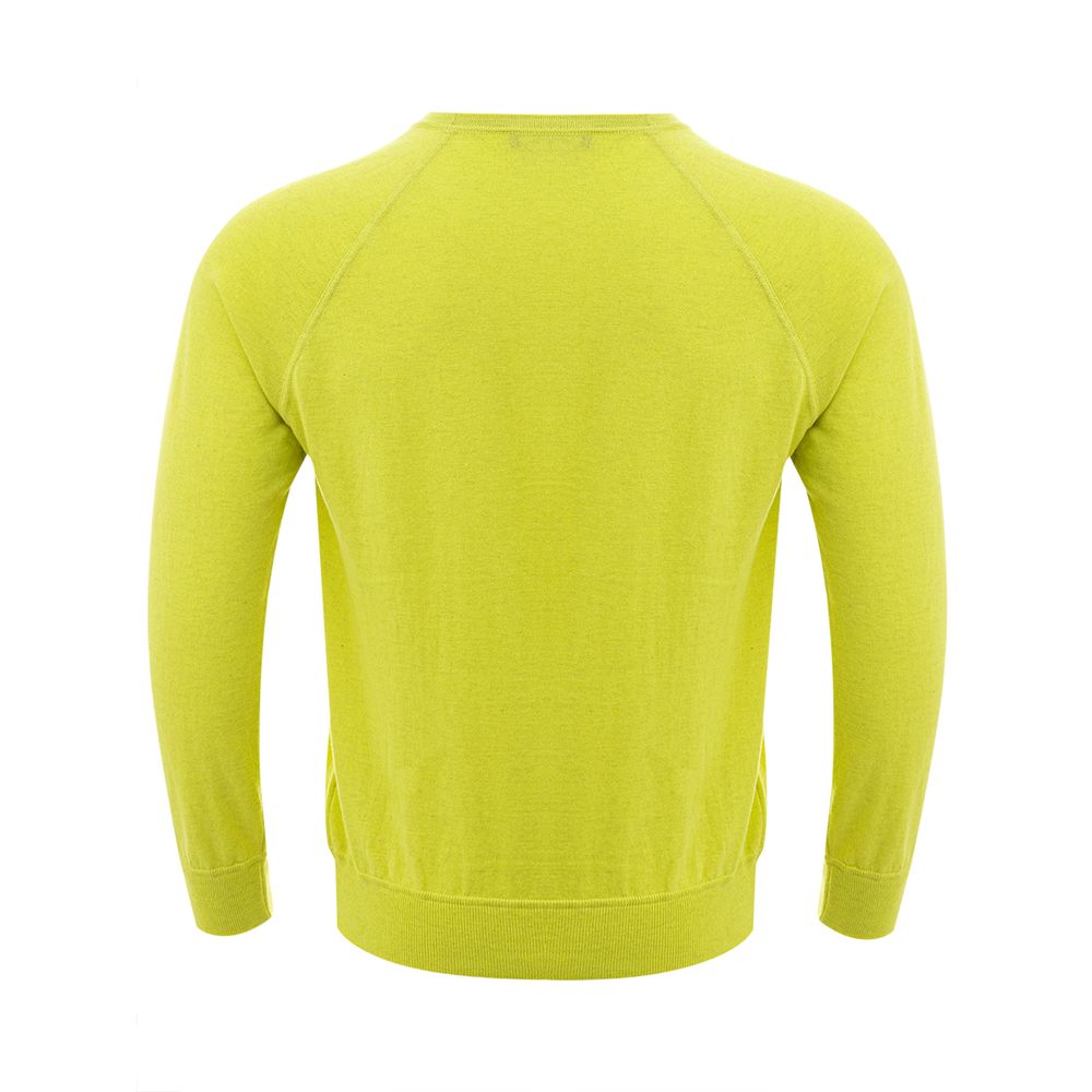 Gran Sasso Sunny Yellow sweater made of Italian cotton