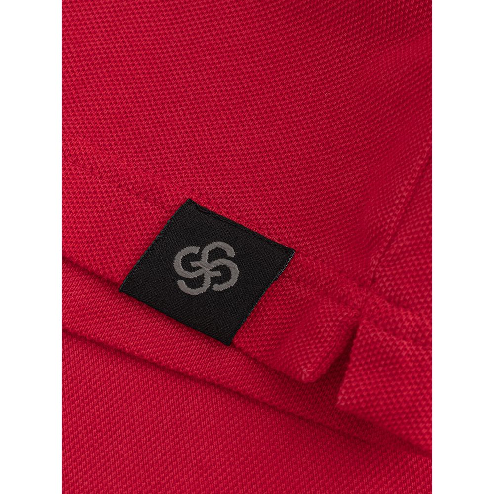 Gran Sasso Elegant Fuchsia Silk Polo Shirt for Men