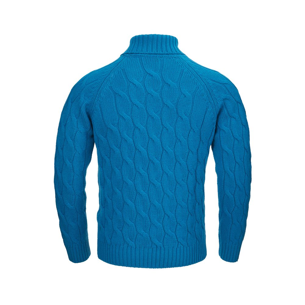 Gran Sasso Elegant sweater made of blue wool