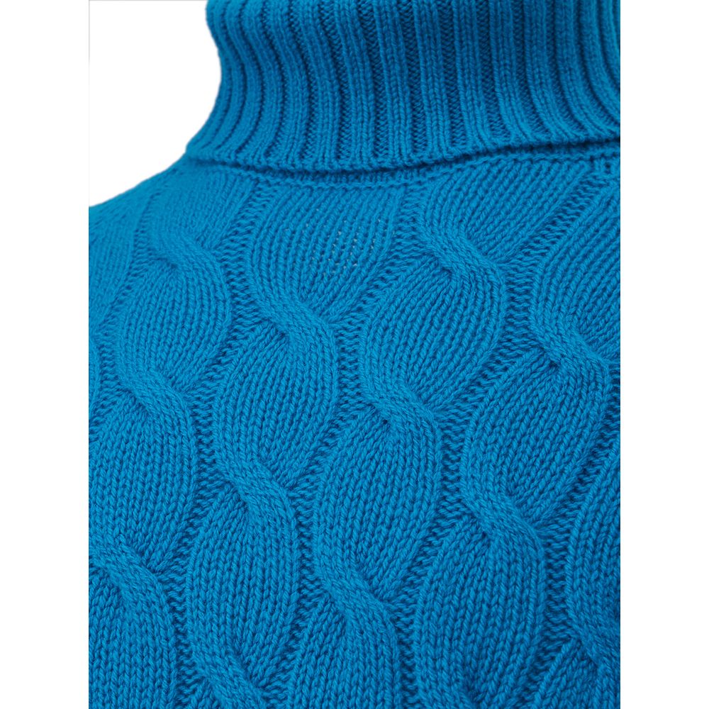 Gran Sasso Elegant sweater made of blue wool