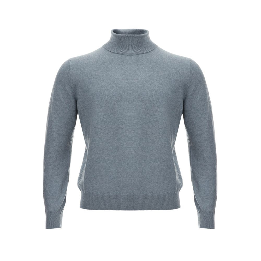 Gran Sasso Elegant grey cashmere sweater for men