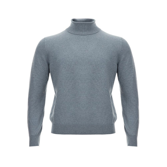 Gran Sasso Elegant grey cashmere sweater for men