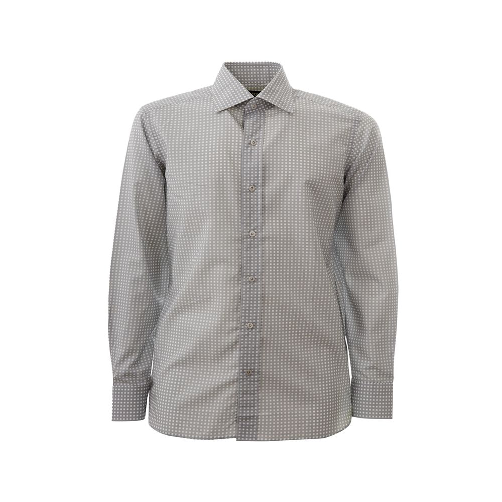 Tom Ford Elegant Gray Cotton Shirt for Men