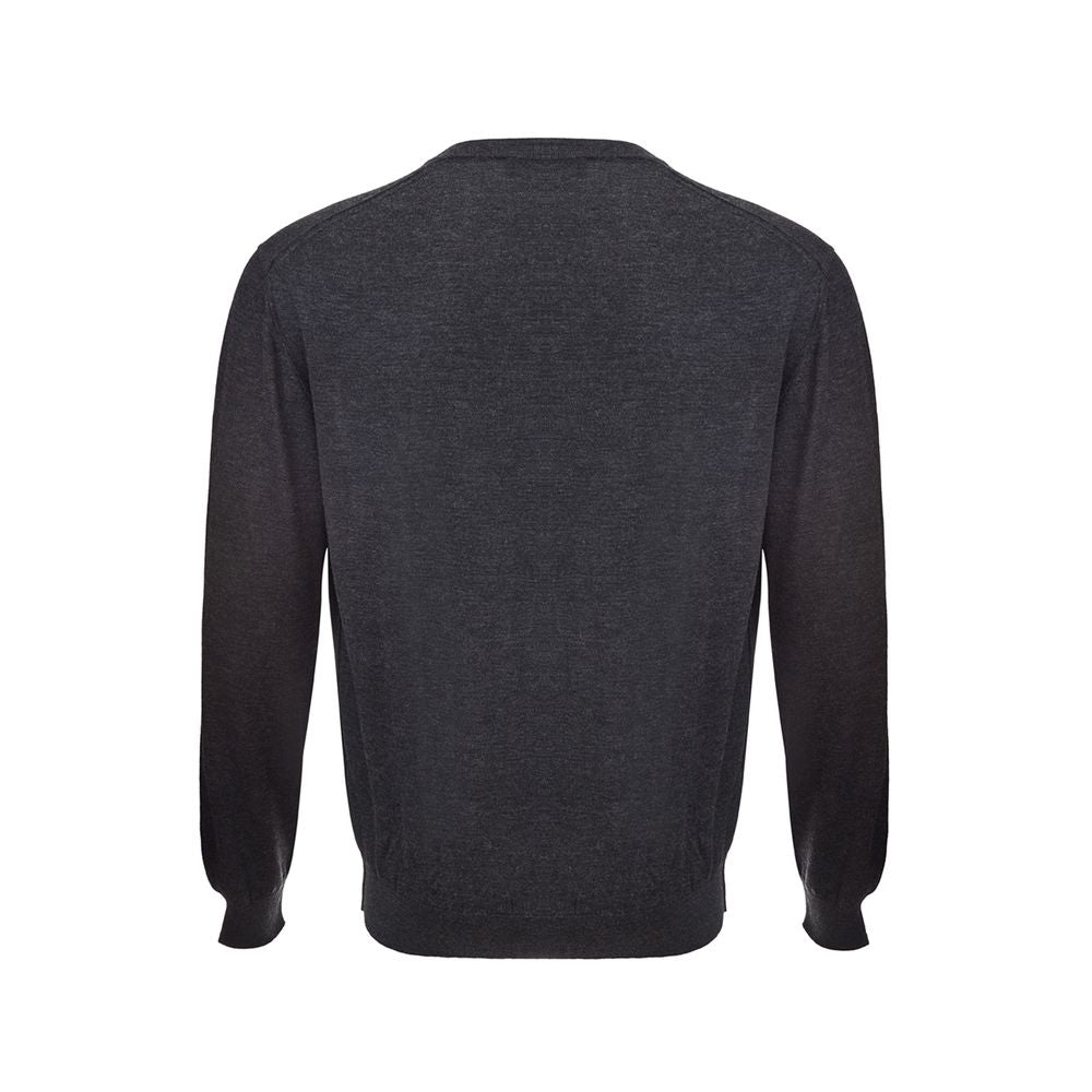 Dolce &amp; Gabbana Elegant Gray Cashmere Sweater for Men