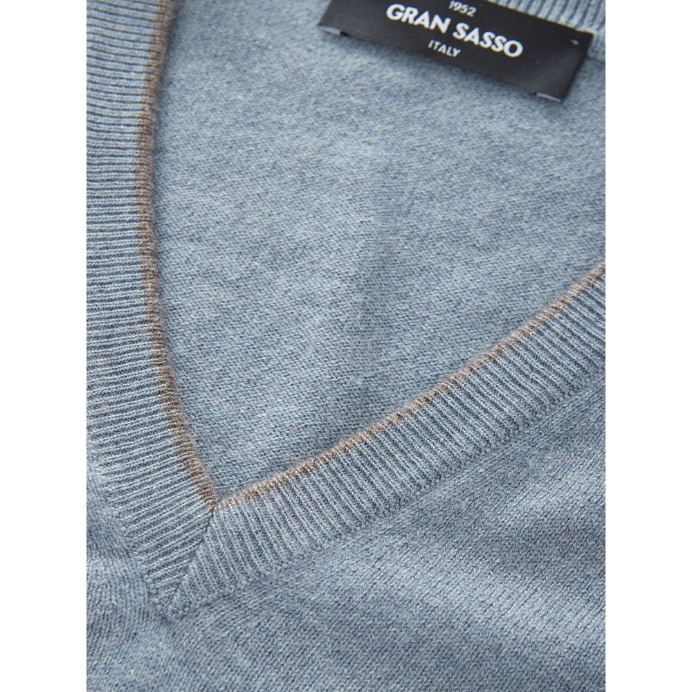 Gran Sasso Elegant cashmere sweater in chic grey