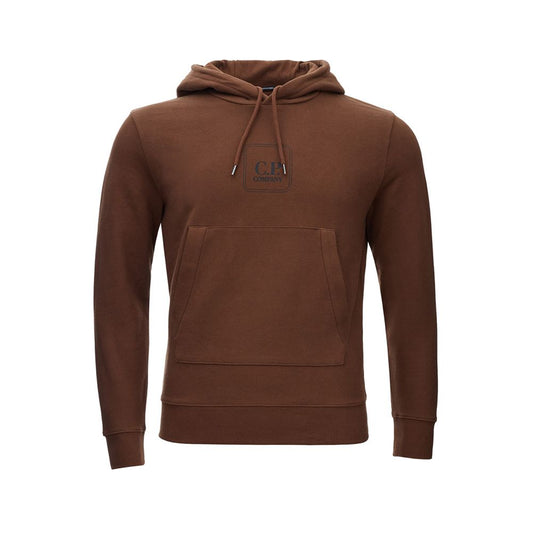 CP Company Elevated Brown Cotton Sweater for Men