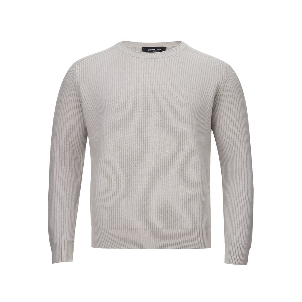 Gran Sasso Elegant Cashmere Sweater for Men in Grey