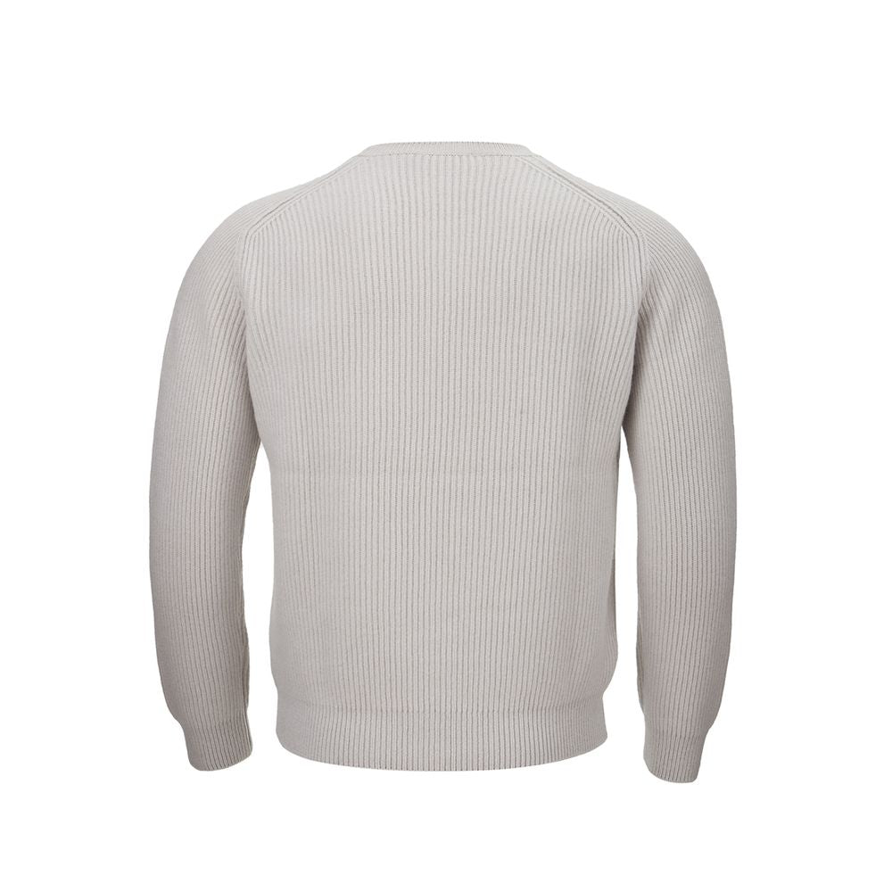 Gran Sasso Elegant Cashmere Sweater for Men in Grey