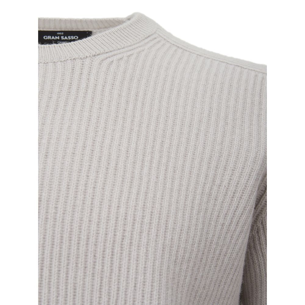 Gran Sasso Elegant Cashmere Sweater for Men in Grey