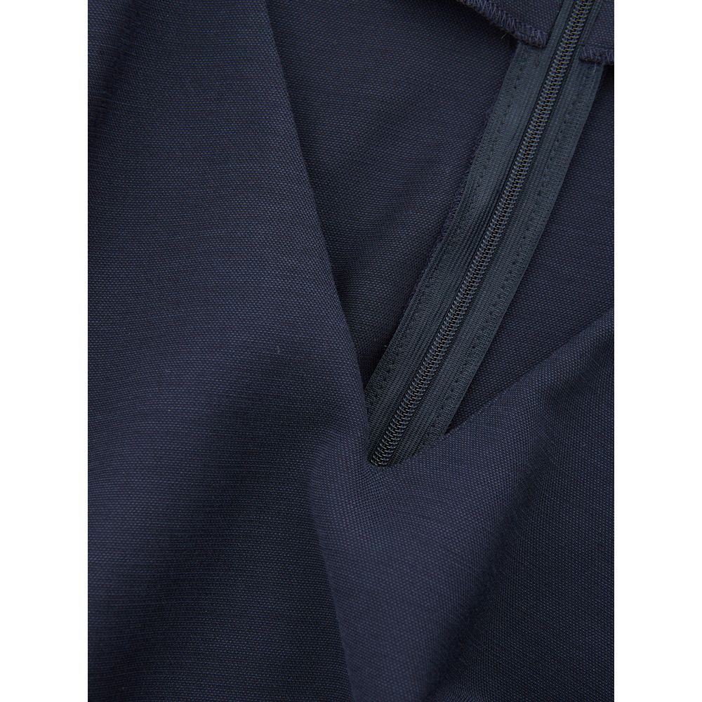 Lardini Elegant blue viscose dress - perfect for every occasion