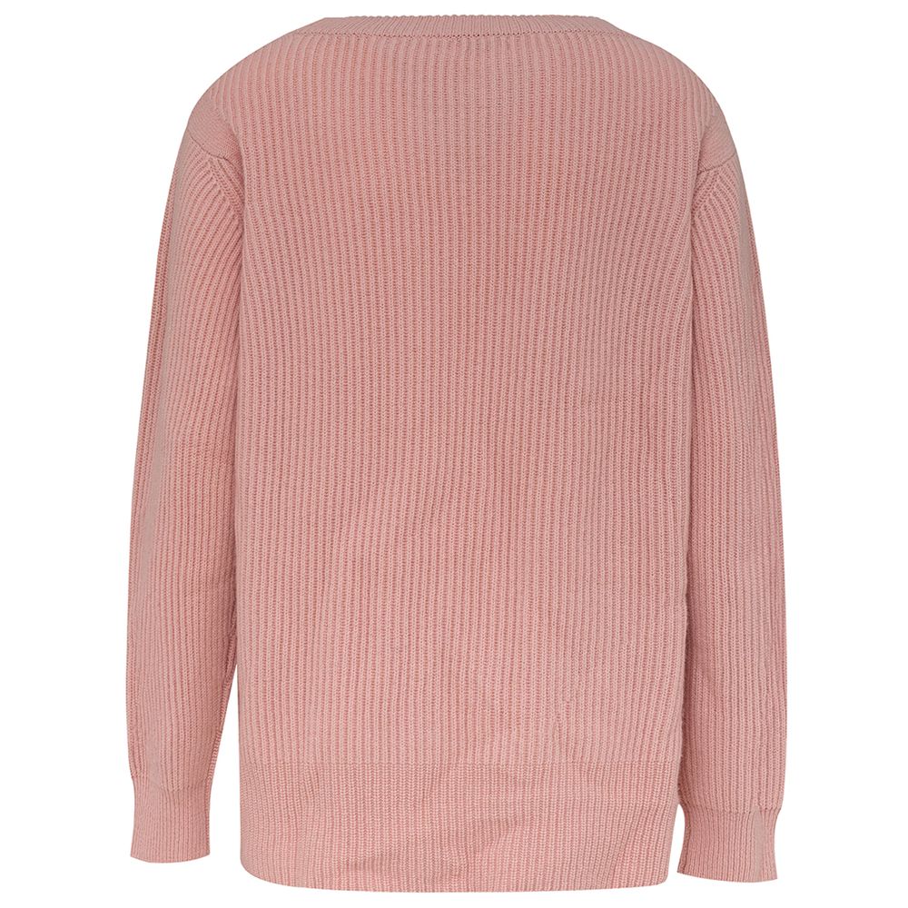 Malo Elegant Cashmere Top in Pink - Pamper yourself with soft luxury