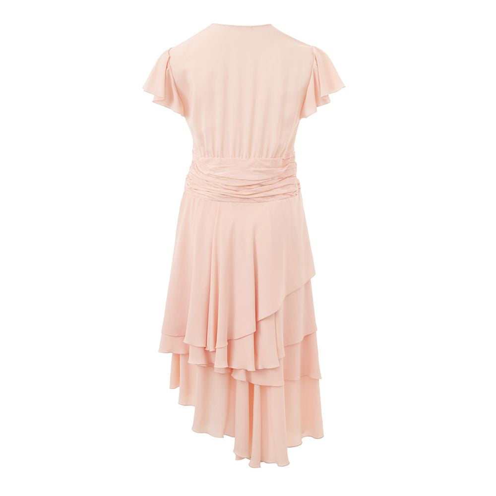 Lardini Elegant dress in pink acetate