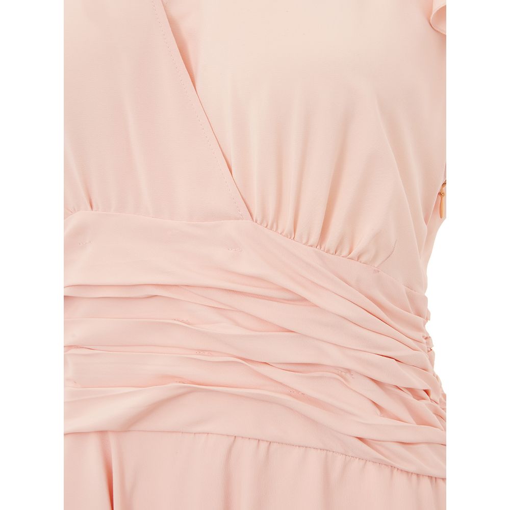 Lardini Elegant dress in pink acetate