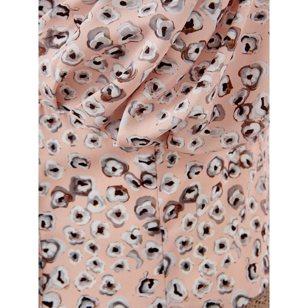 Lardini Elegant pink acetate dress for the elegant evening