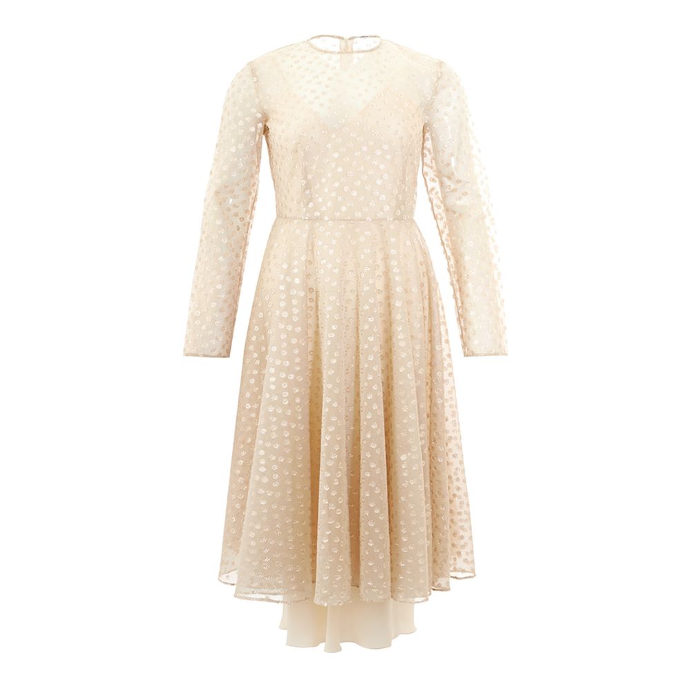 Lardini beige cotton dress Elegance