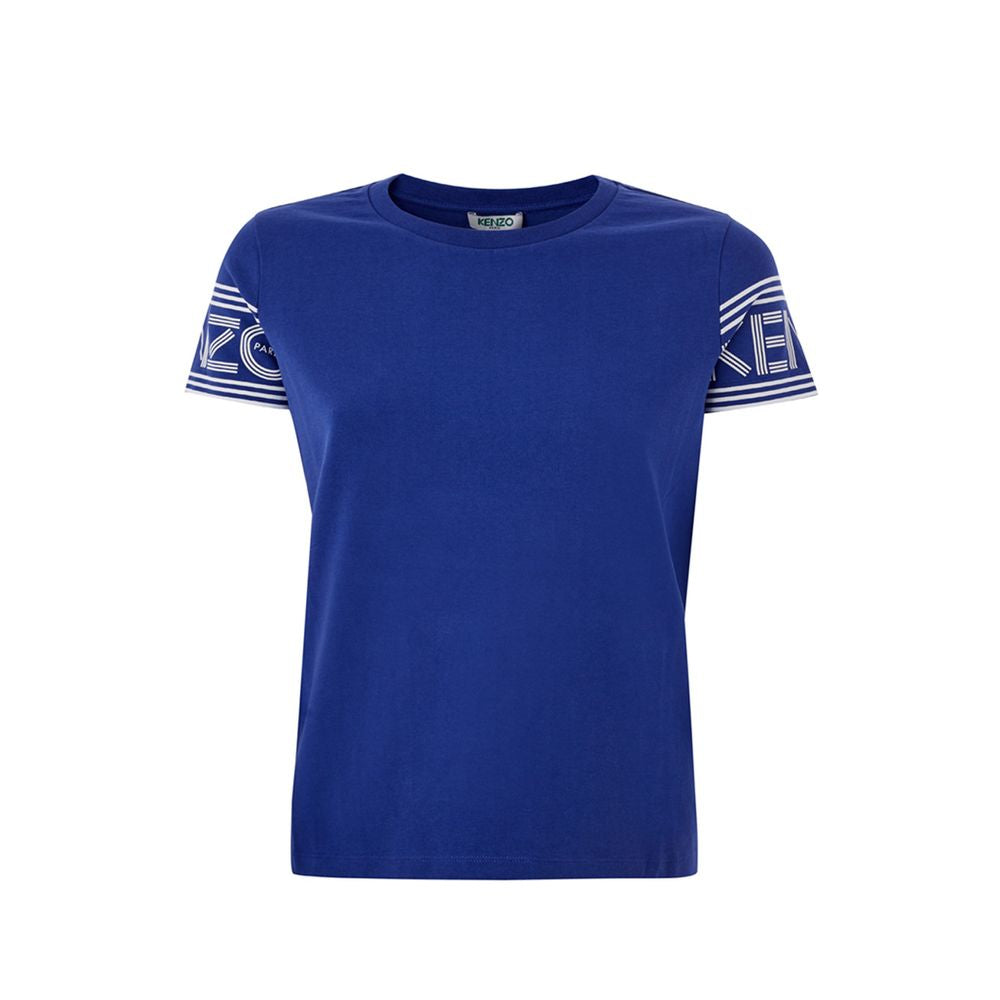 Kenzo Chic blue cotton T-shirt for stylish comfort