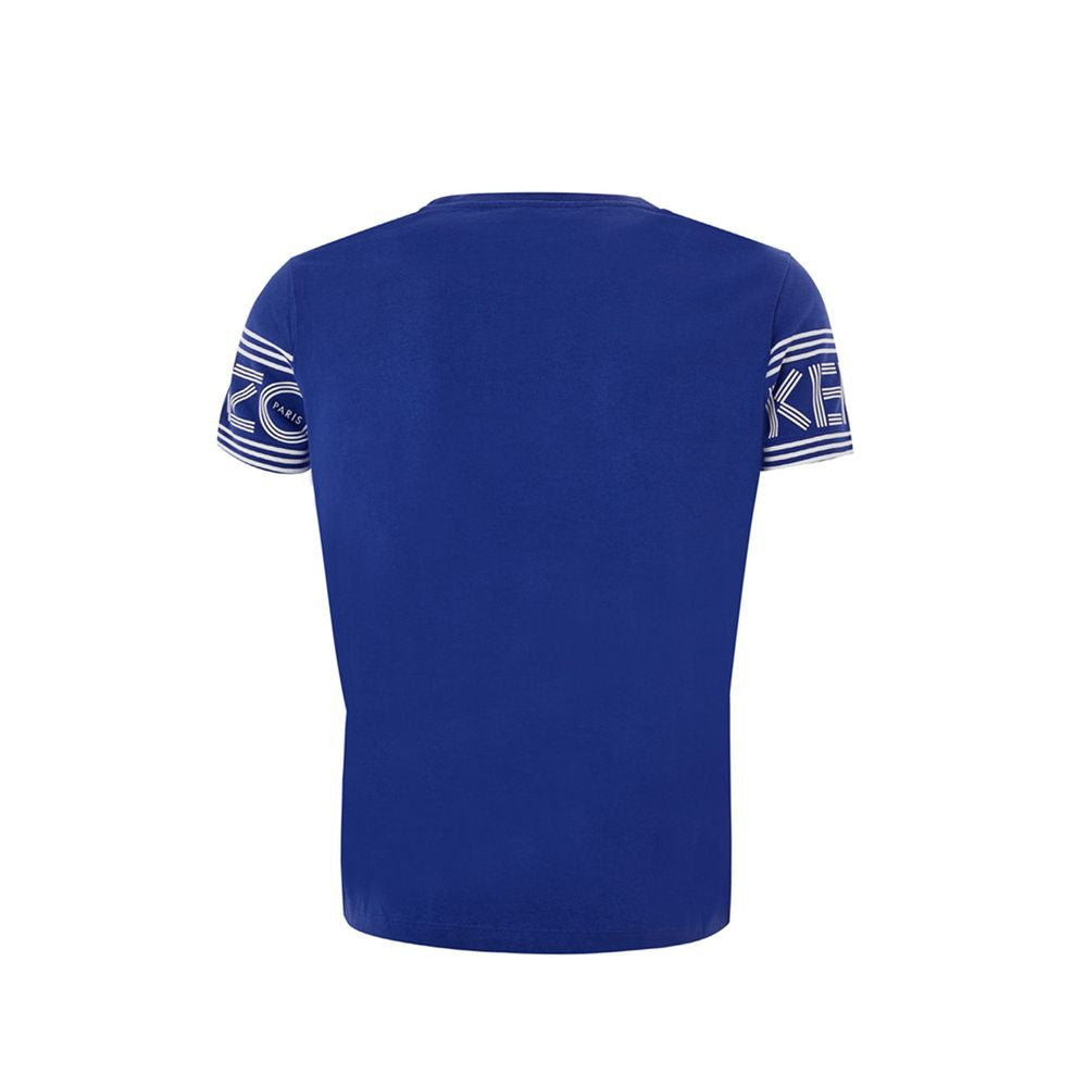 Kenzo Chic blue cotton T-shirt for stylish comfort