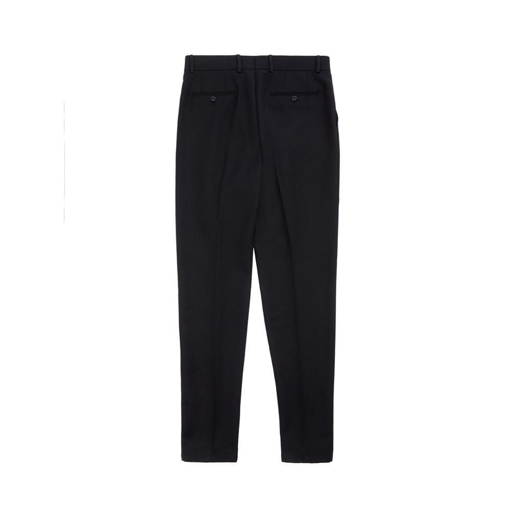 Dolce &amp; Gabbana Elegant Black Polyester Pants for Men