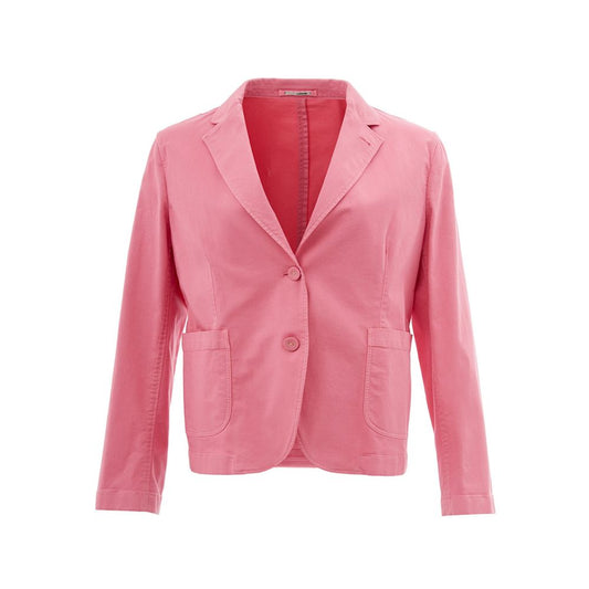 Lardini Elegant pink cotton jacket for her