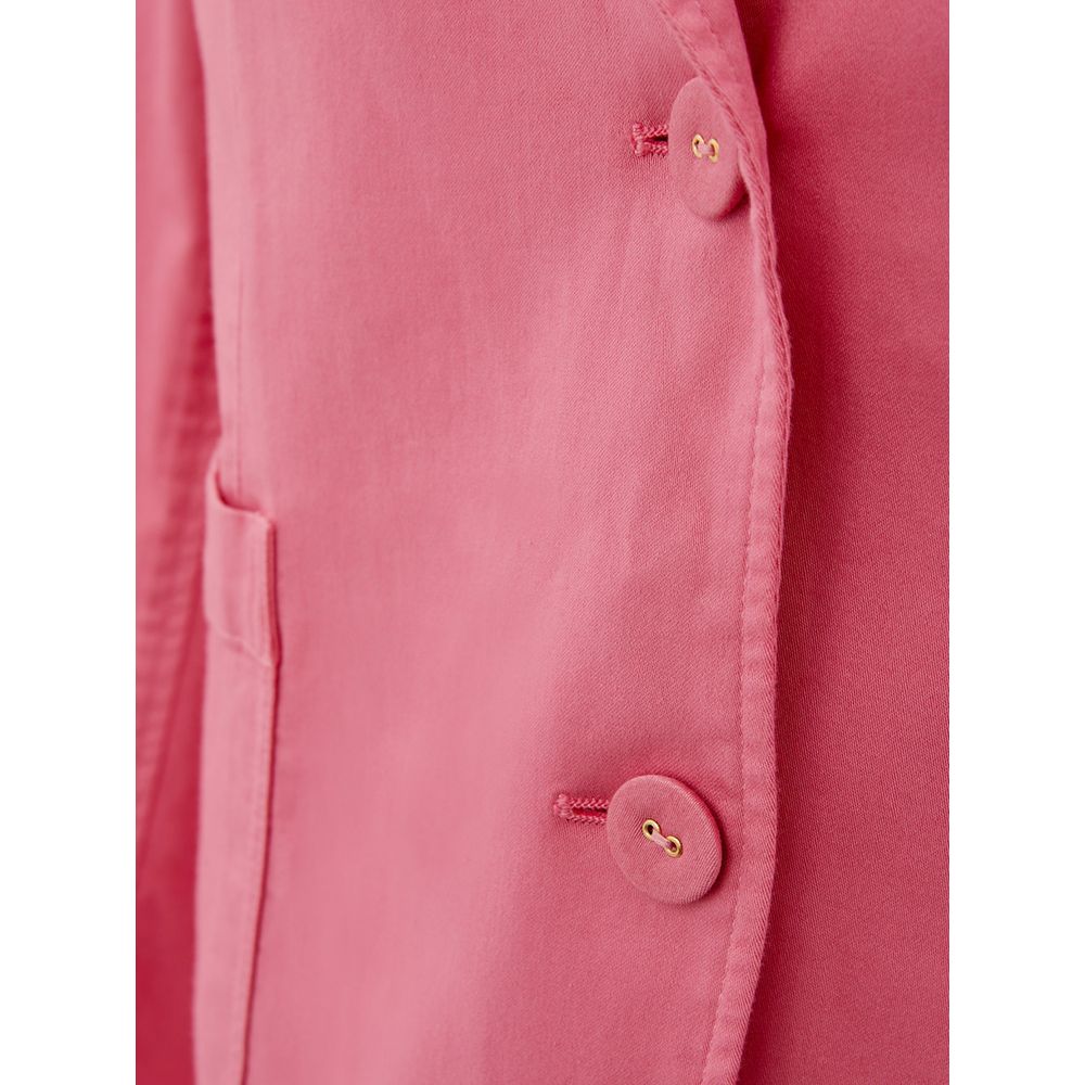 Lardini Elegant pink cotton jacket for her