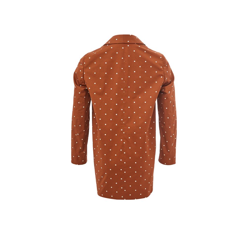 Lardini Chic brown cotton jacket for the modern woman