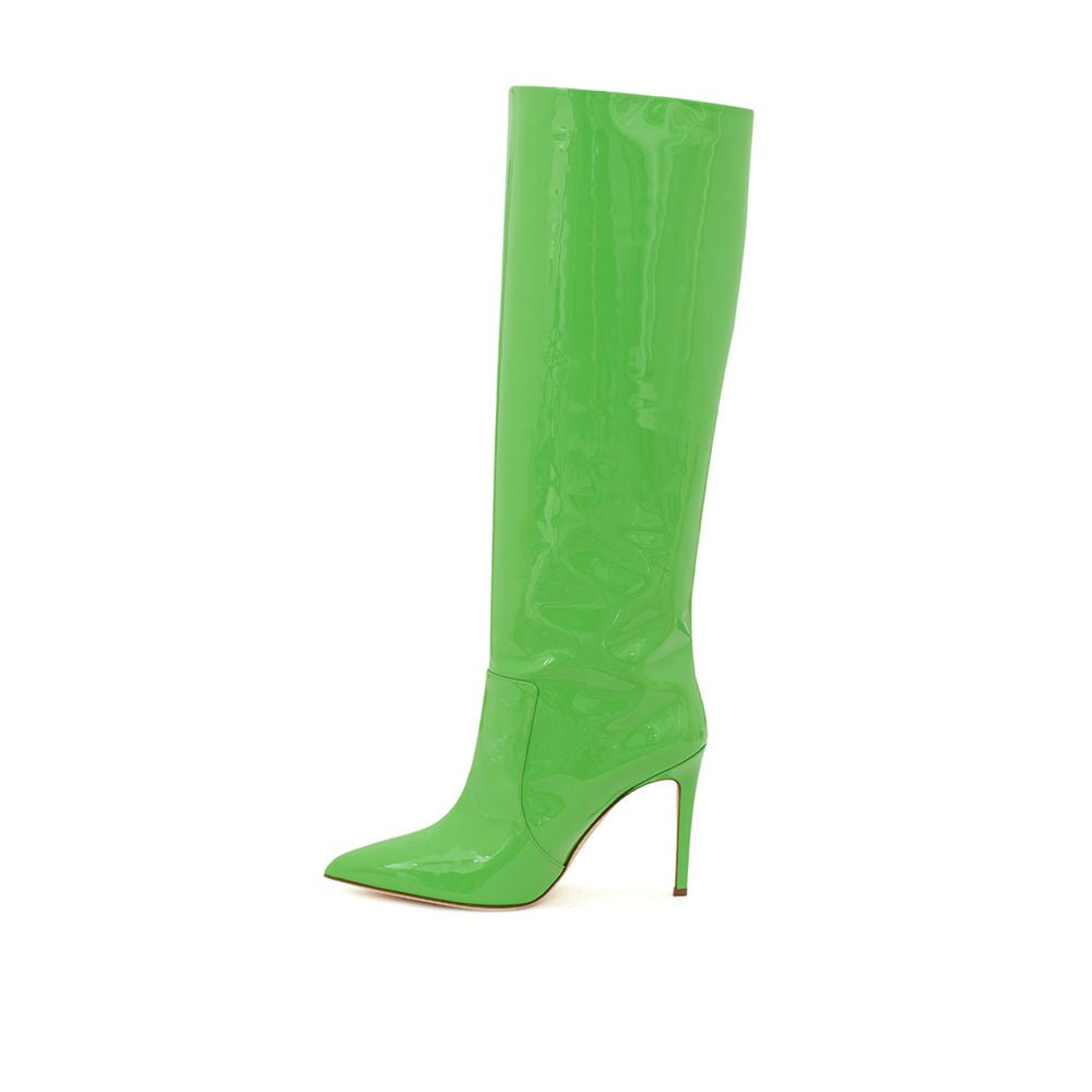 Paris Texas Emerald Green Elegance Ankle Boots