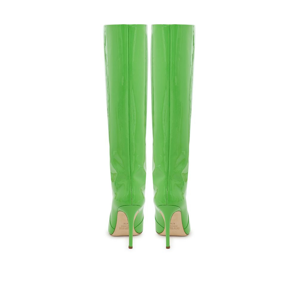 Paris Texas Emerald Green Elegance Ankle Boots