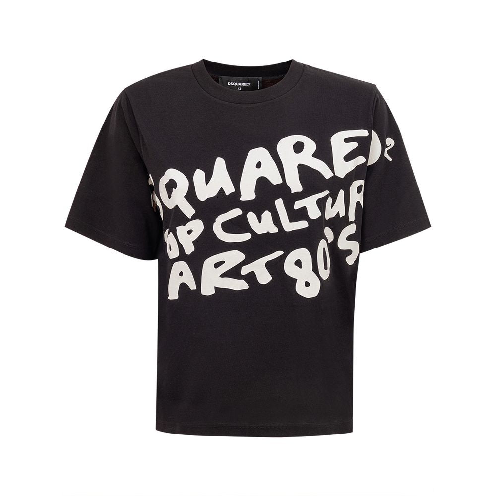 Dsquared² Smooth Signature Tee made of cotton in black