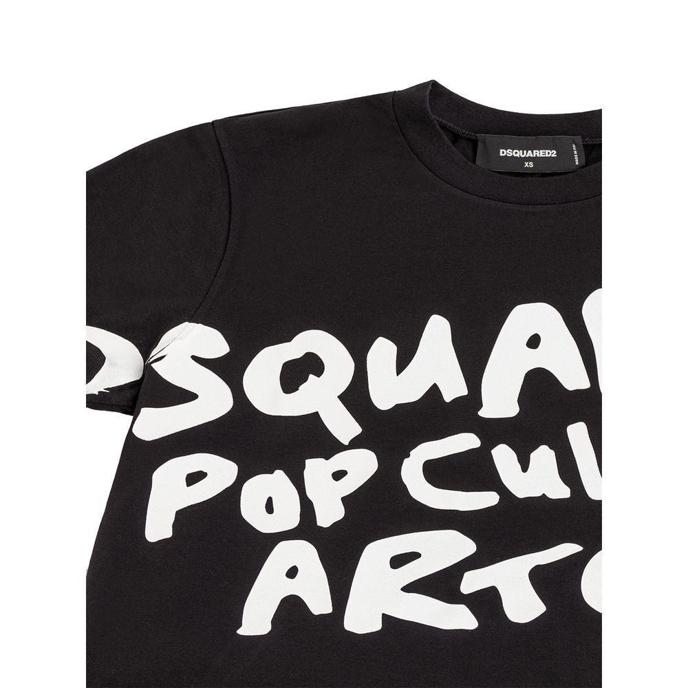 Dsquared² Smooth Signature Tee made of cotton in black