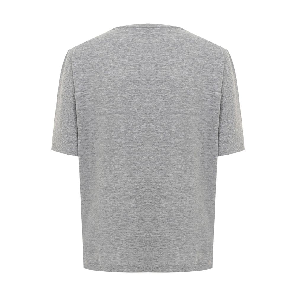 Dsquared² Elegant grey cotton top for women