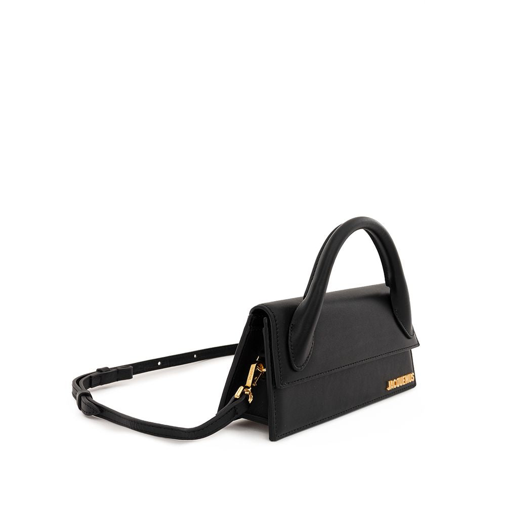 Jacquemus Elegante schwarze Lederhandtasche