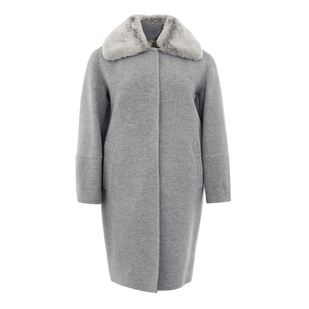 Herno Elegant jacket in grey wool for timeless style