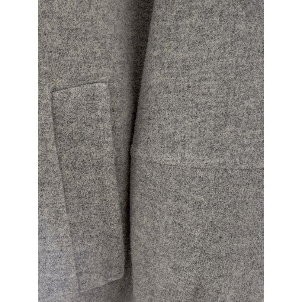 Herno Elegant jacket in grey wool for timeless style