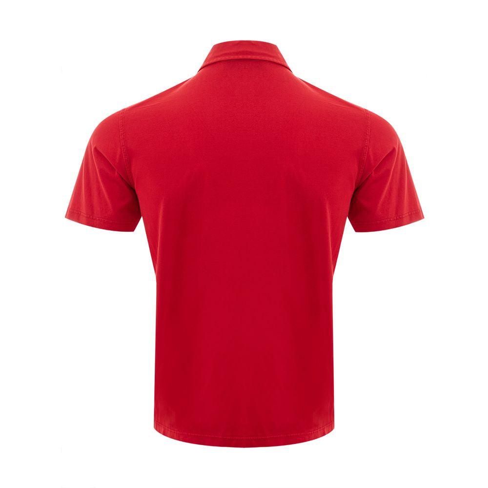 Gran Sasso Elegant cotton polo in exciting red