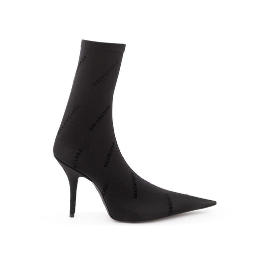 Balenciaga Elegant black statement boots made of spandex