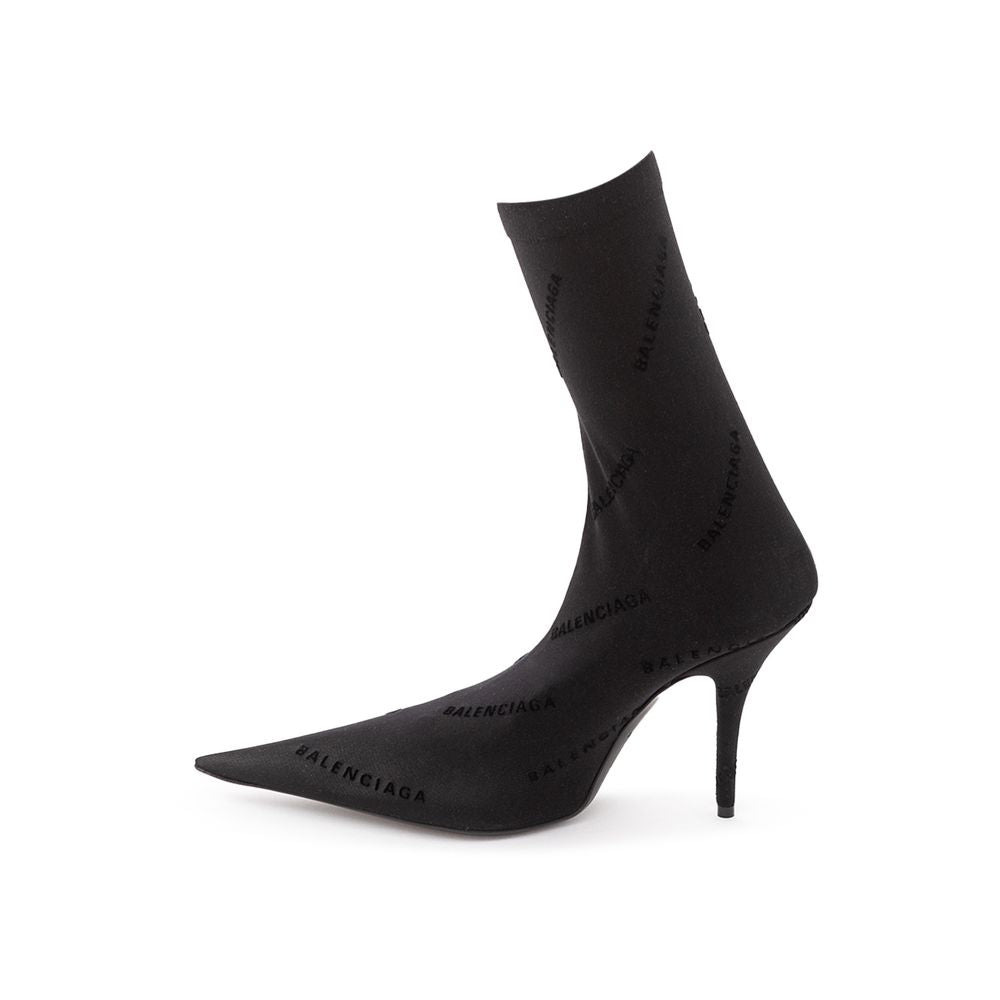 Balenciaga Elegant black statement boots made of spandex