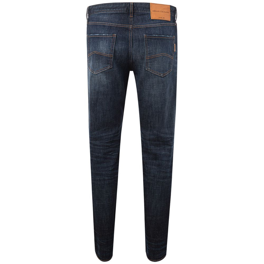 Armani Exchange Chic blue cotton pants for modern men