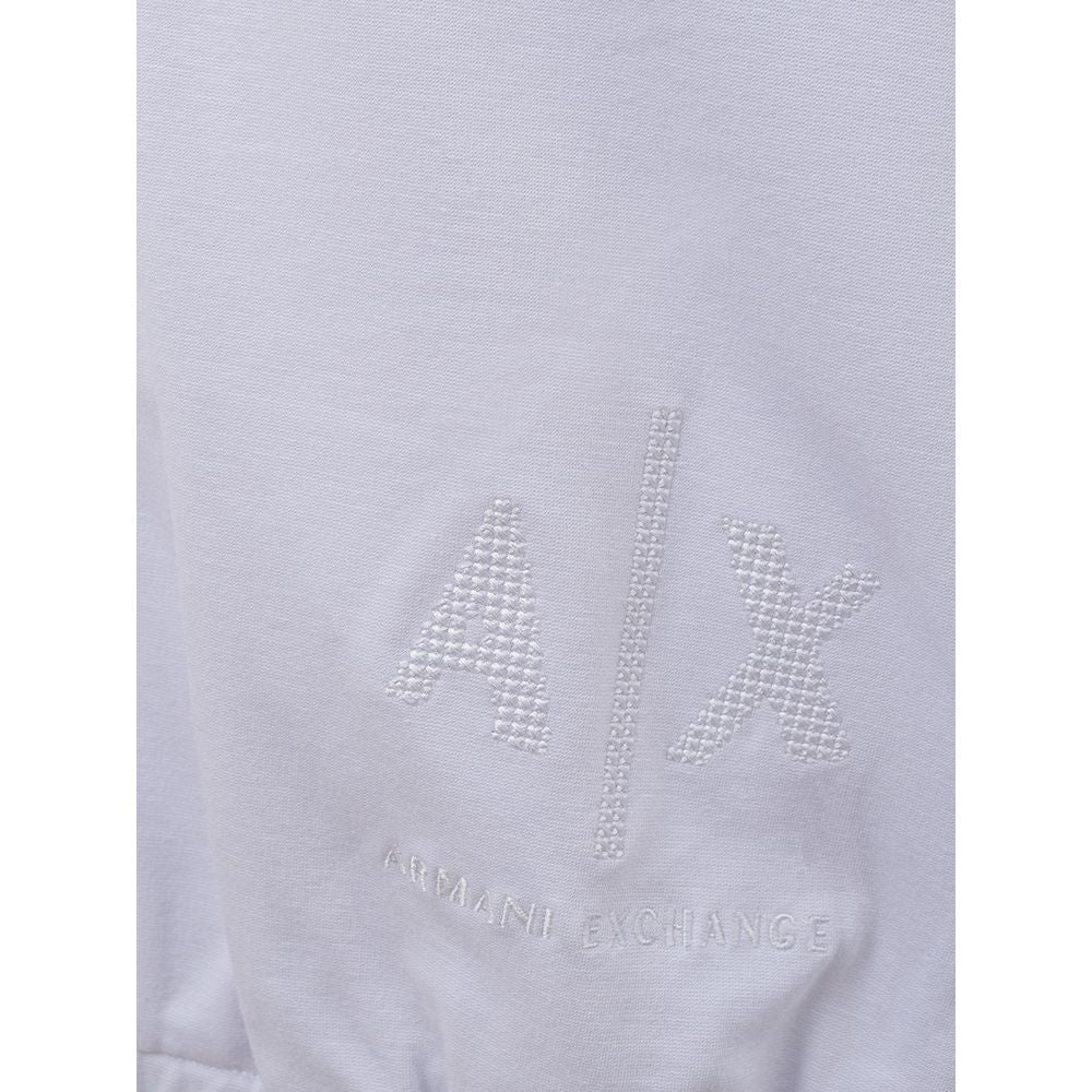 Armani Exchange Chic white viscose sweater for women