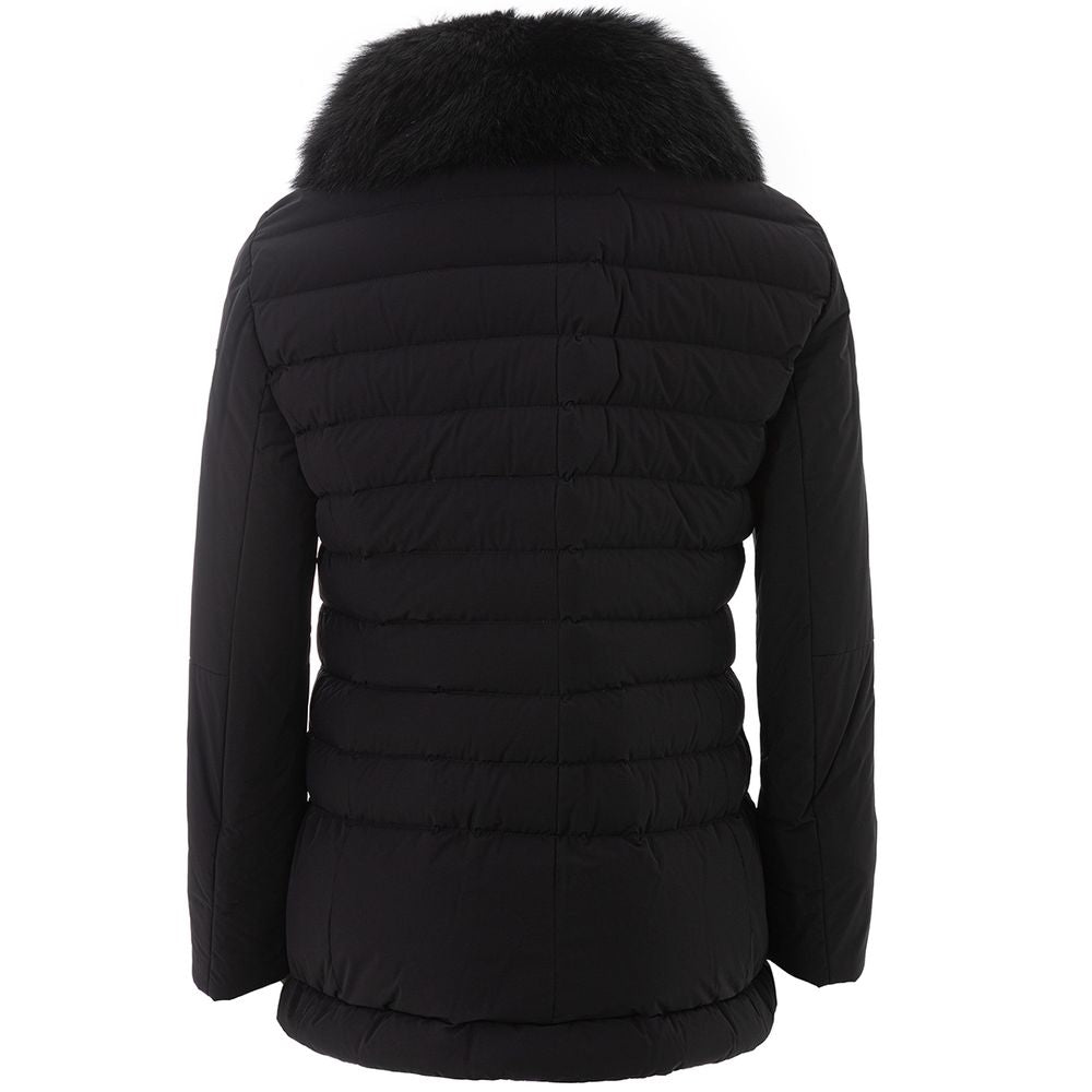 Peuterey Elegant black polyamide jacket for women