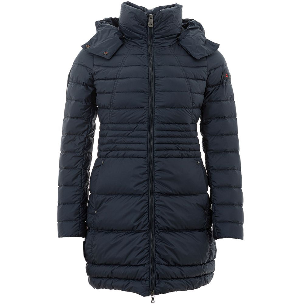 Peuterey Chic blue polyamide jacket for women