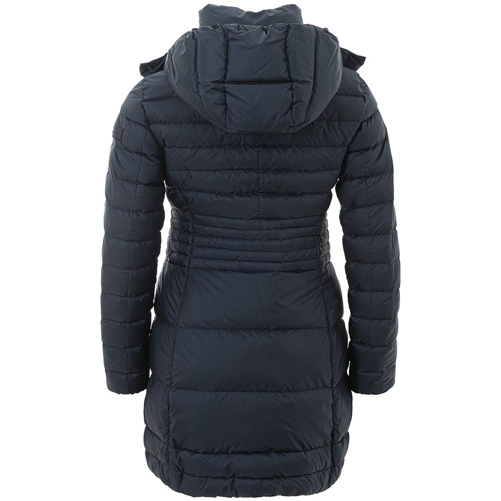 Peuterey Chic blue polyamide jacket for women