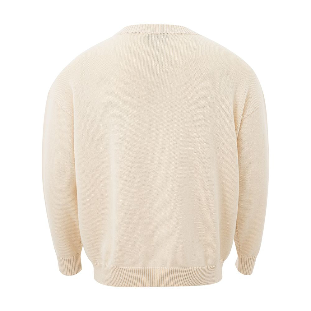 Emporio Armani beige wool sweater Sophistication